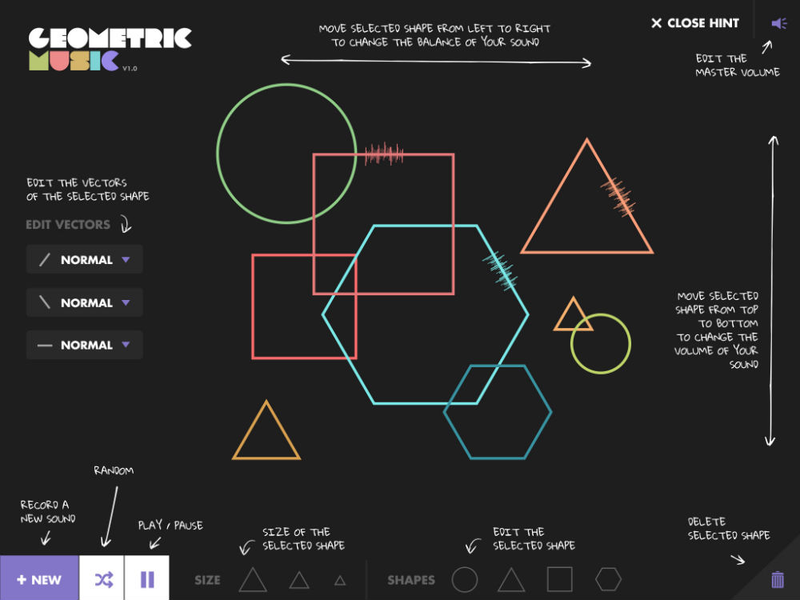 Illustration for article titled Addictive App Lets You Compose And Arrange Music With Shapes